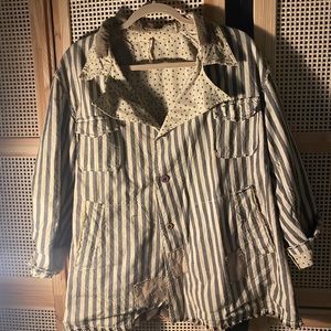 COPY - Magnolia pearl striped work overshirt